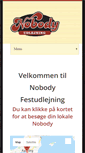 Mobile Screenshot of nobody.dk