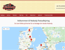 Tablet Screenshot of nobody.dk